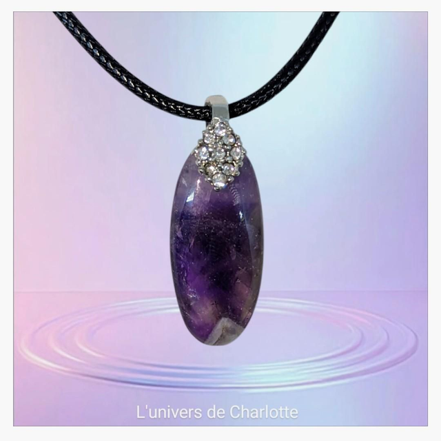 Pendentif &quot;Améthyste&quot; PN-092