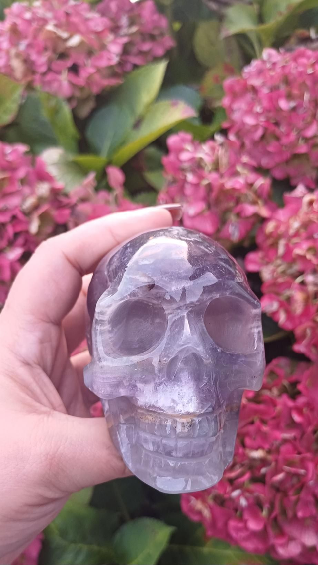 Fluorite Skull