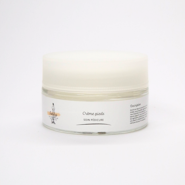 Crème pieds au beurre de karité et à l&#039;huile d&#039;olive