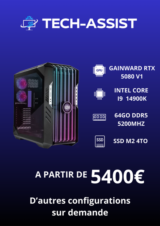 PC Gamer Viora I9 14900K RTX5080 64GO DDR5