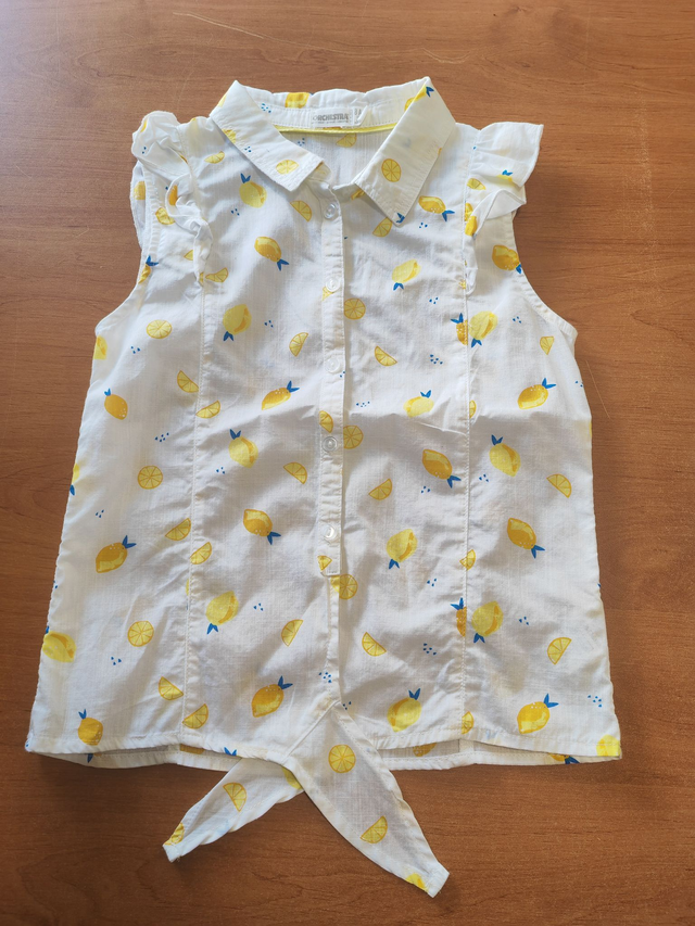 Chemise citrons 8 ans