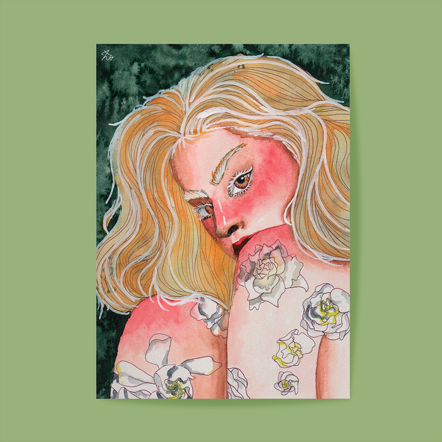 Portrait Gardenia - carte postale