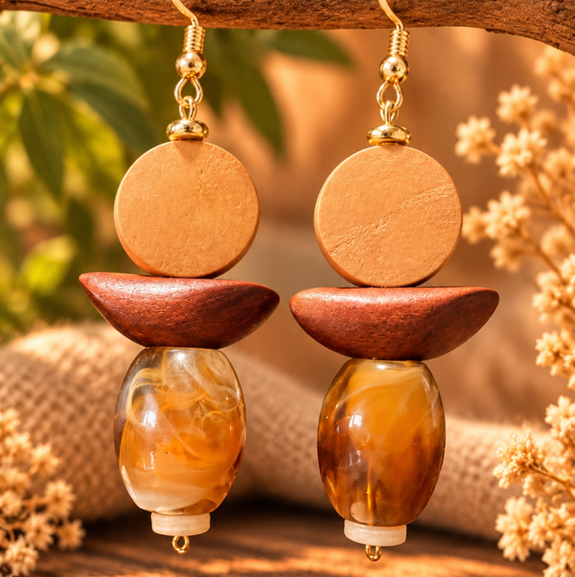Boucles EVASION duo miel