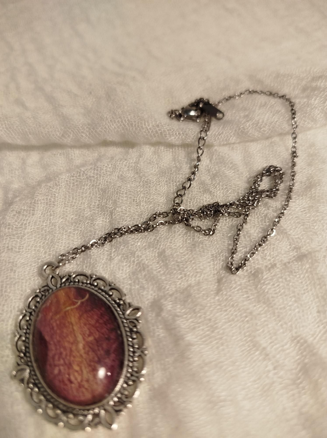 Collier pétale de Camélia 