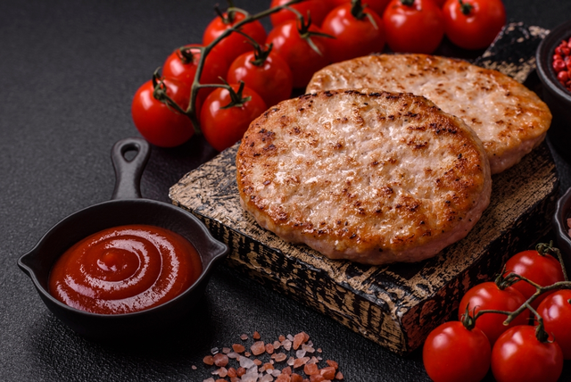 Pork and Apple Burgers