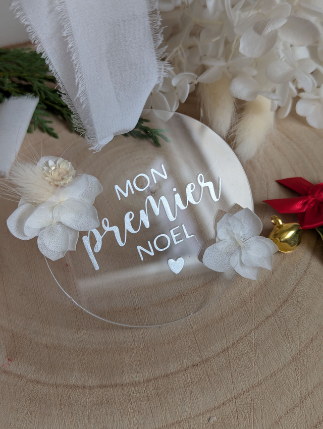 Boules de Noël - Mon premier Noël Fleuri