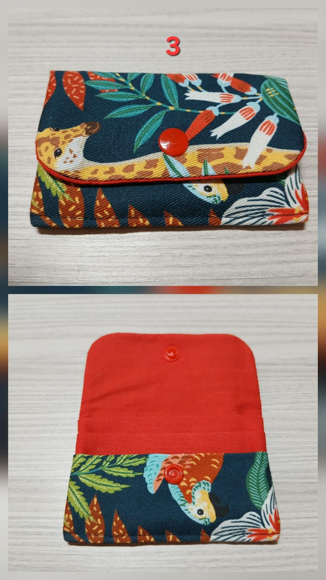 Porte-cartes anti-ondes végétal bleu