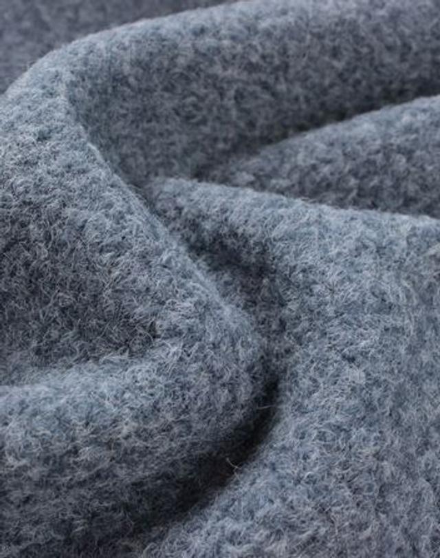 Capuche adulte - Mohair denim