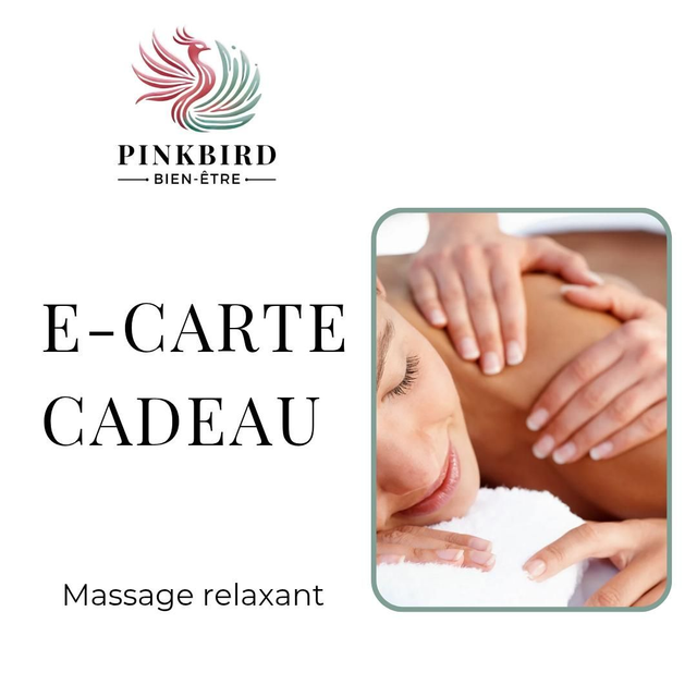 ENGHIEN-LES-BAINS - E-Carte Cadeau Massage relaxant 