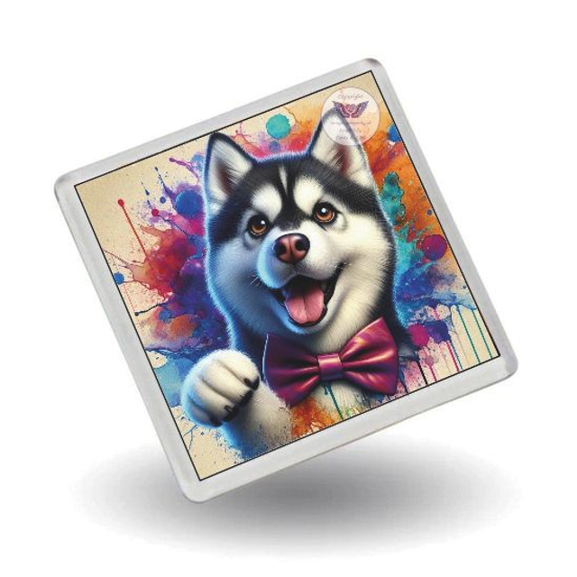 Artistic dog print Fridge Magnet (D02)