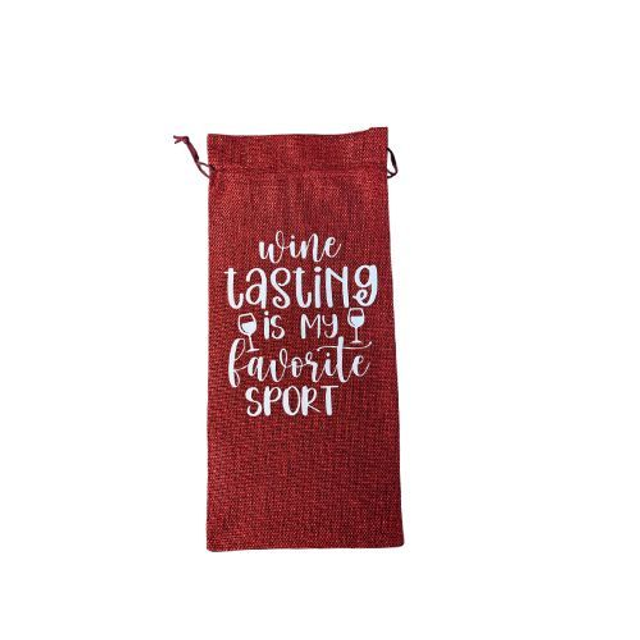 Eco-Friendly Jute Wine Gift Bag – Burlap Bottle Carrier
