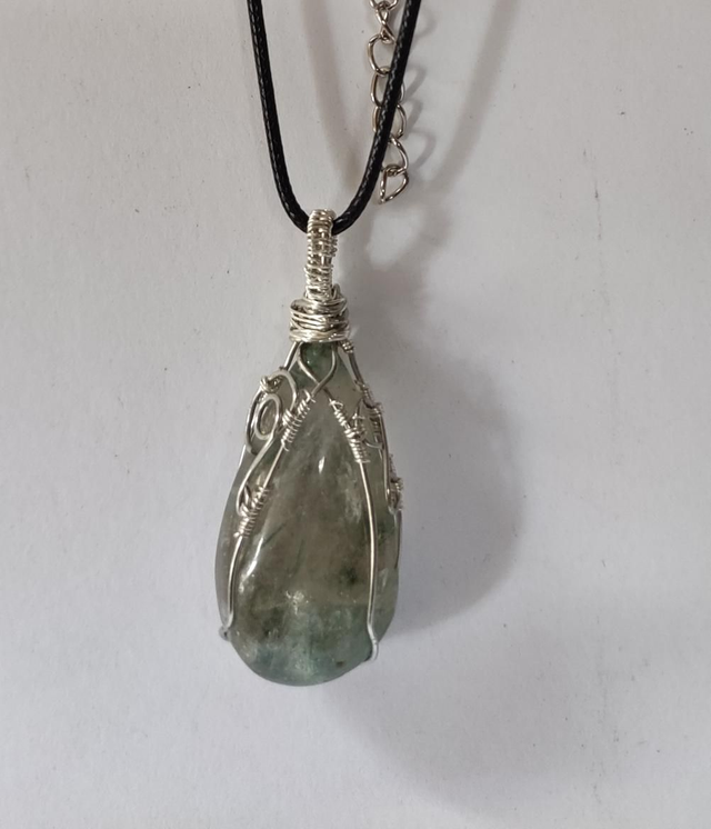 Garden/Ghost Crystal Pendant
