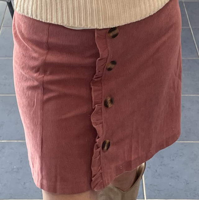 Jupe vieux rose