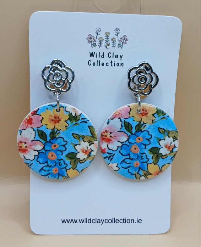 Violet Silver Clip On