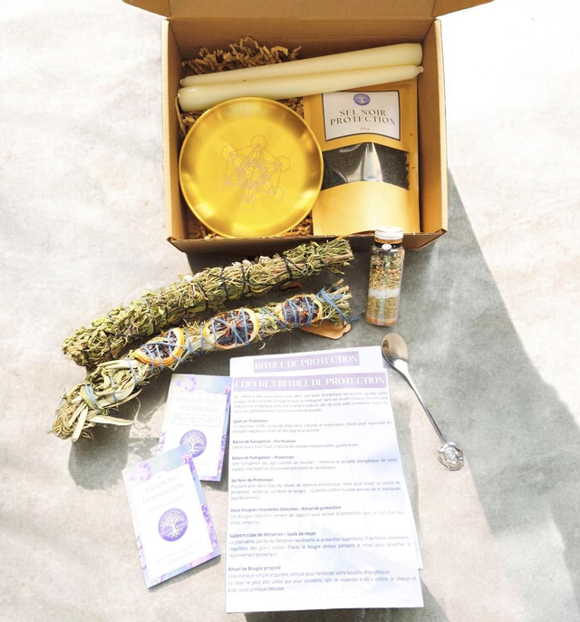 Coffret PROTECTION : Rituel complet énergétique & naturel