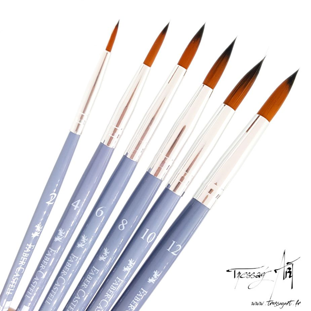 FABER CASTELL - PINCEAU AQUARELLE ROND - FB078