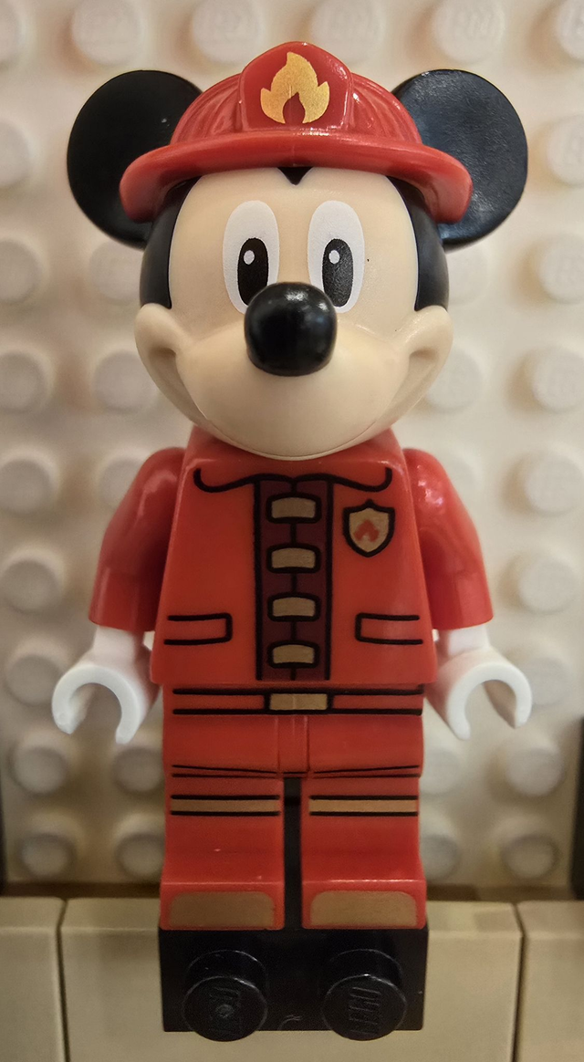 LEGO dis050 Mickey Maus Feuerwehr Minifigur