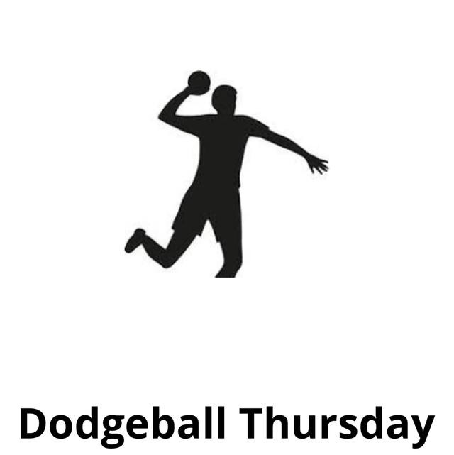 Dodgeball Thursdays 3:30-4:30pm