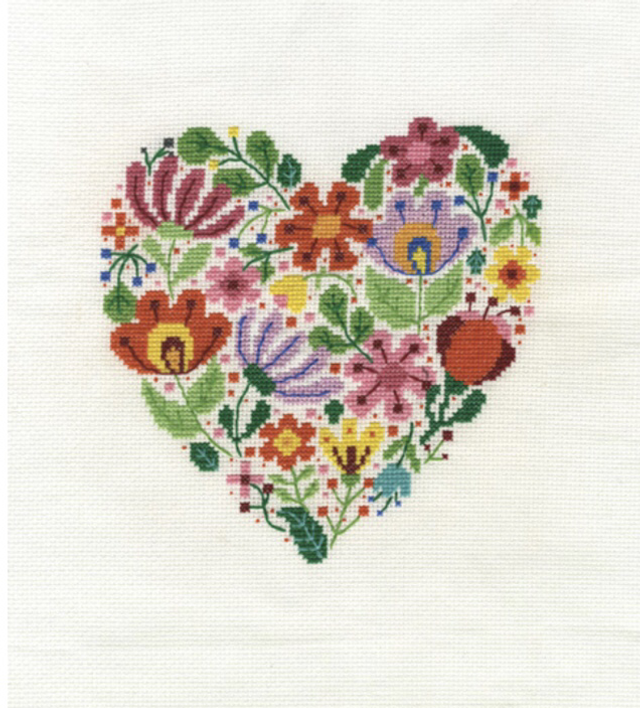 DMC FLOWERED FORMS COLLECTION Bouquet Of Love Cross Stitch kit