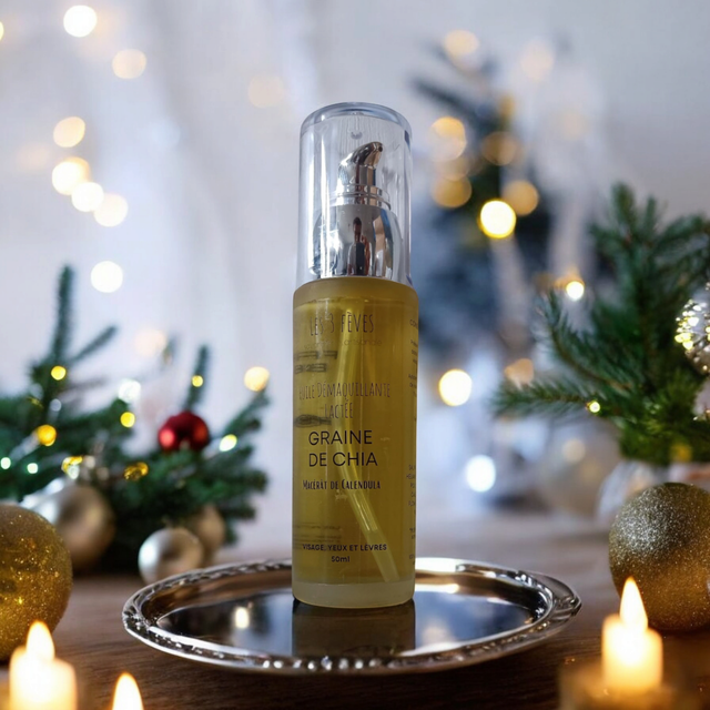 HUILE DÉMAQUILANTE LACTÉE À L&#039;HUILE DE GRAINE DE CHIA ET CALENDULA