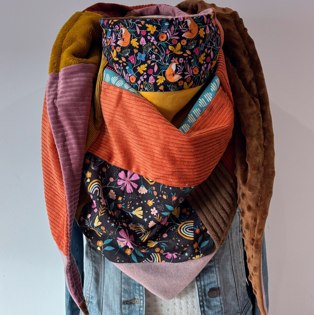 Maxi Chèche Double Patchwork 334