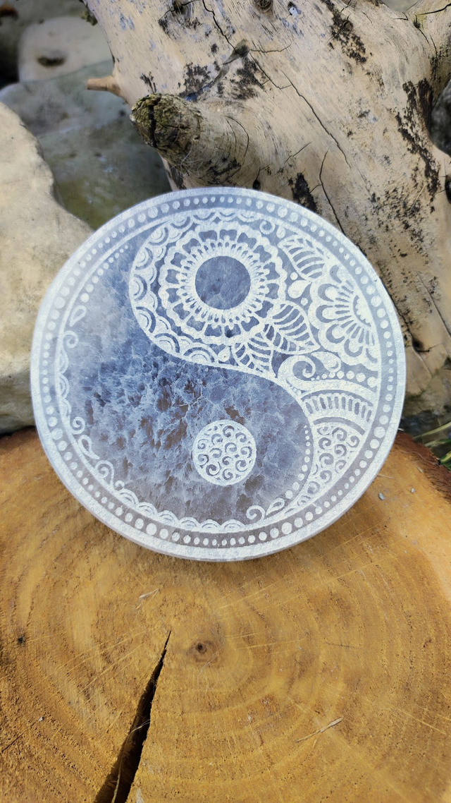 Plaque Sélénite Feng Shui