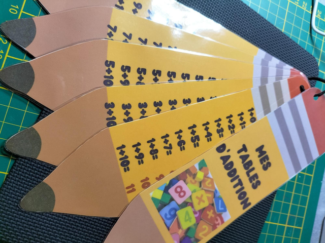 Table d'addition ou multiplication 