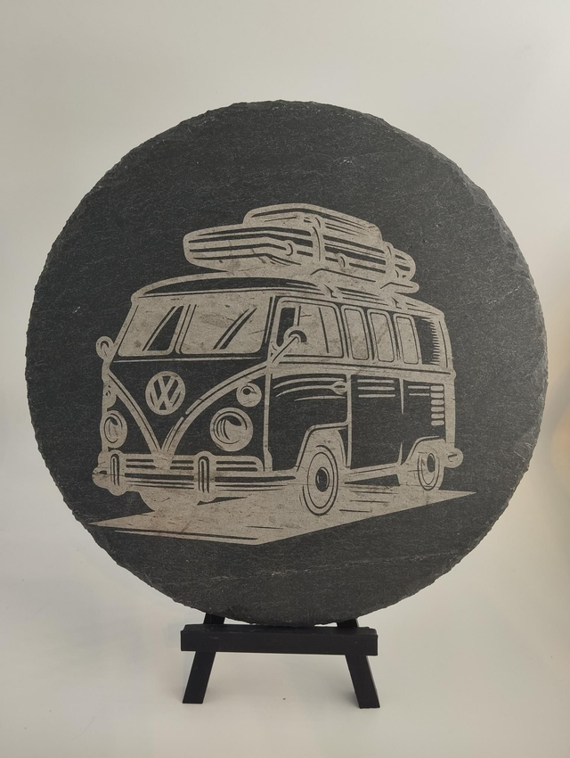 🖤 Ardoise décorative ronde Combie – 20 cm de diamètre