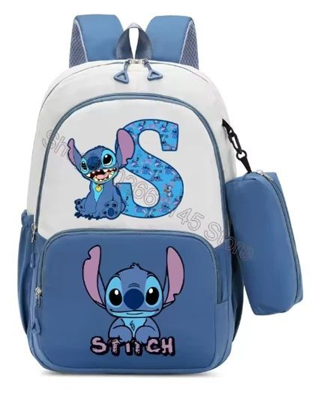 Stitch Kind Rucksack Kawaii Cartoon Gedruckt Schule Tasche 