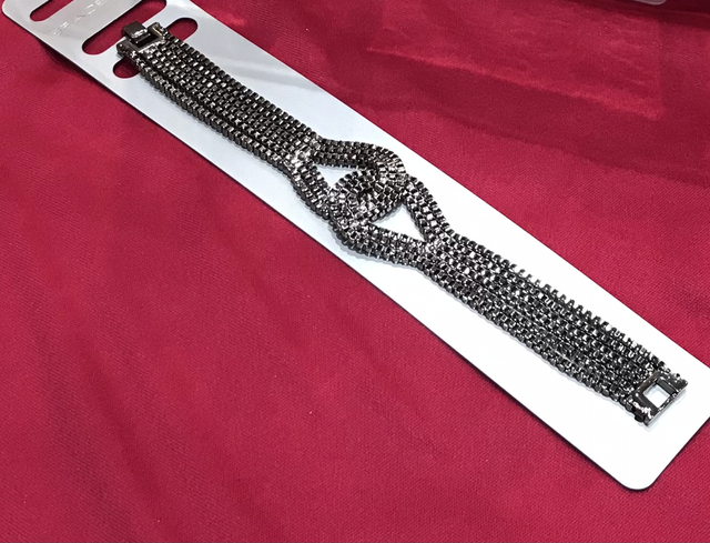 Silver Coloured Vintage Bracelet- VB31