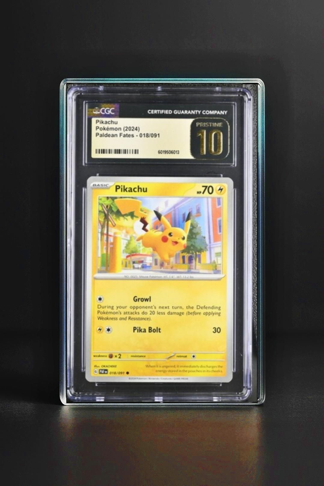 PIKACHU , PALDEAN FATES 2024 (PRISTINE 10) [CGC 10]