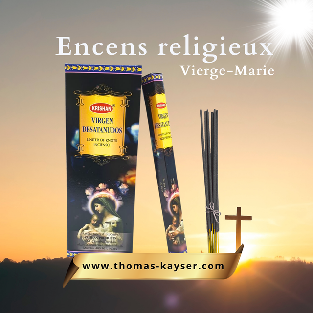 Encens en bâtonnets « Marie qui défait les nœuds » (Krishan)