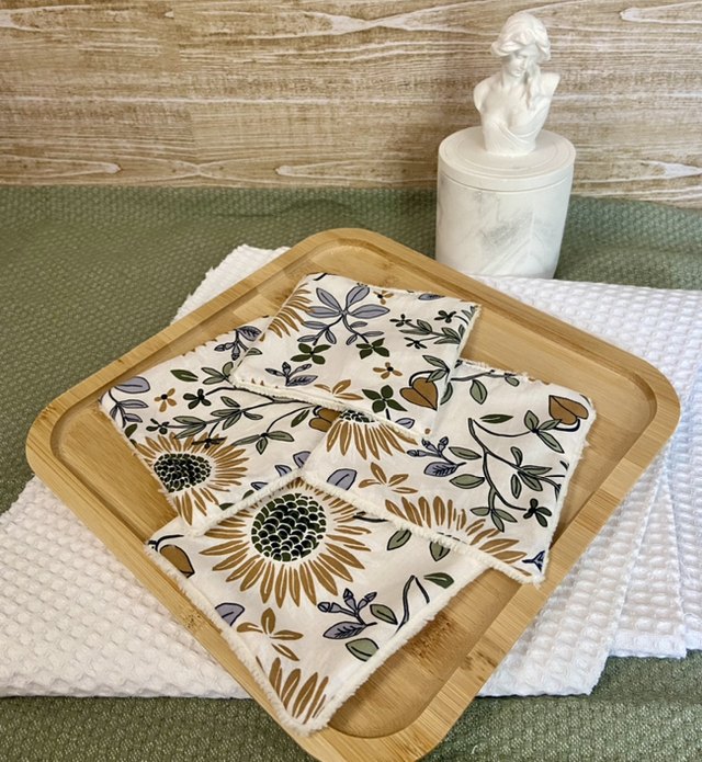 Lingette démaquillante tournesol