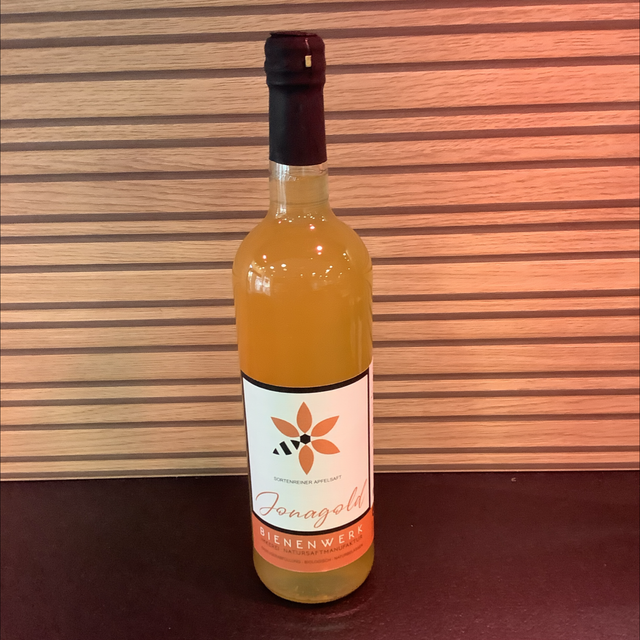 Bienenwerk Apfelsaft Jonagold Sortenrein 0,75L Flasche 