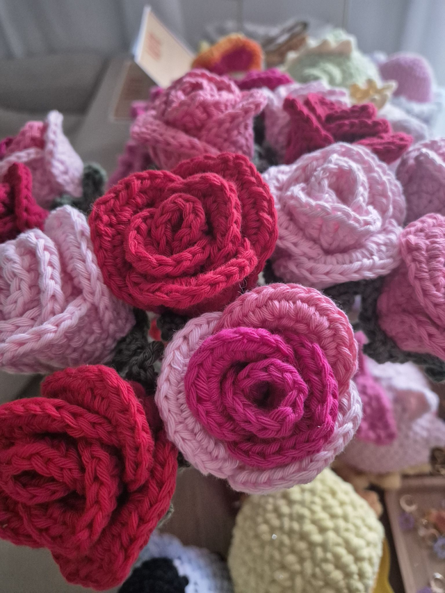 Rose en crochet 