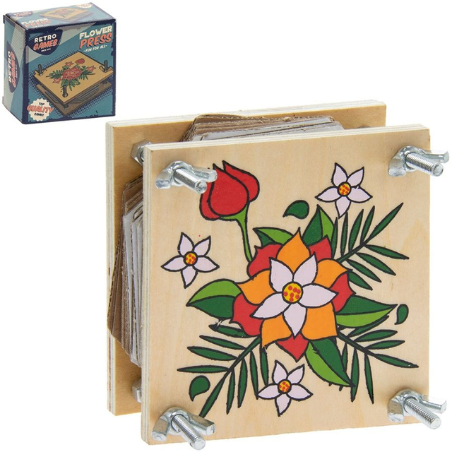 Retro Games - Wooden Flower Press