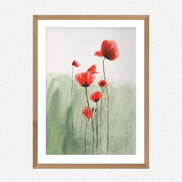 Poppies print