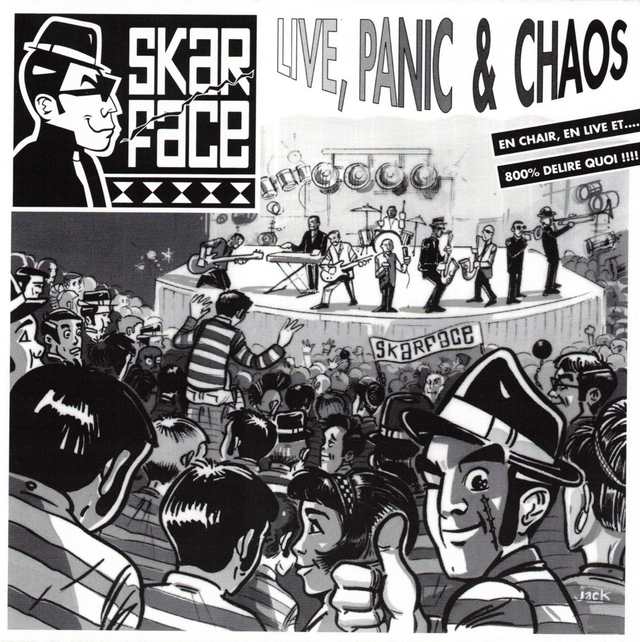SKARFACE CD - Live, Panic & Chaos