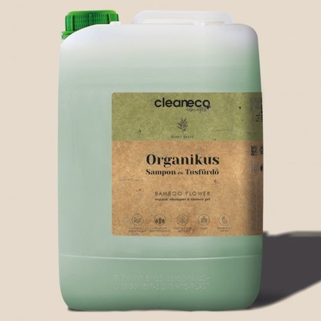 Cleaneco - Organikus Sampon és Tusfürdő - Bamboo flower - 5 L