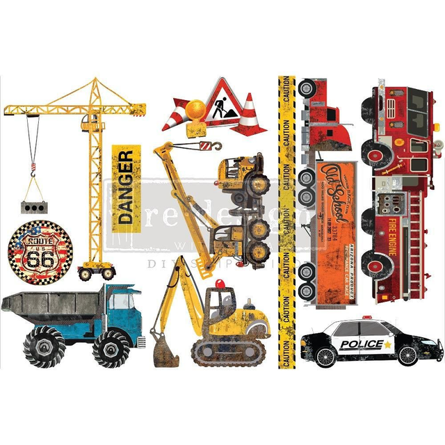 6x12 Re-design Decor Transfer - Under Construction