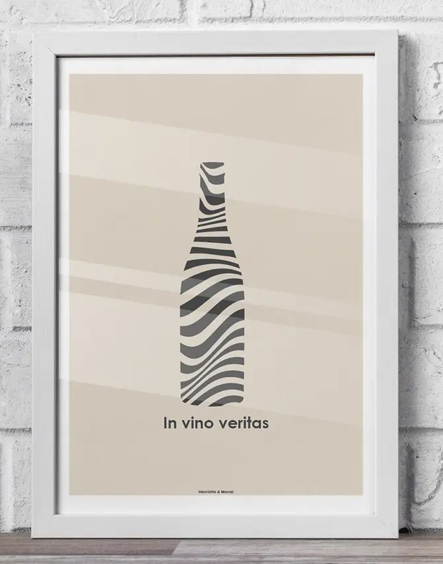 08 - Carte postale vin style vintage