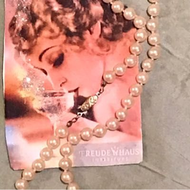 Perlenkette Glasperlen 20er Jahre