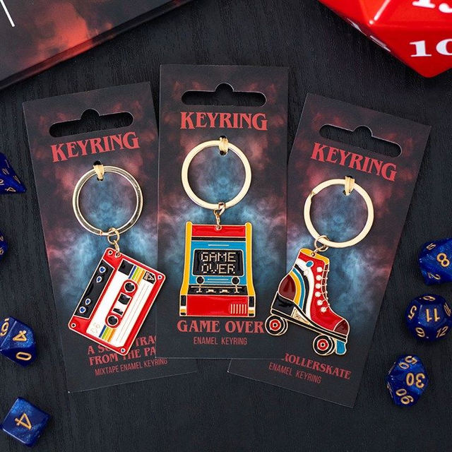 Retro 80s Keyrings