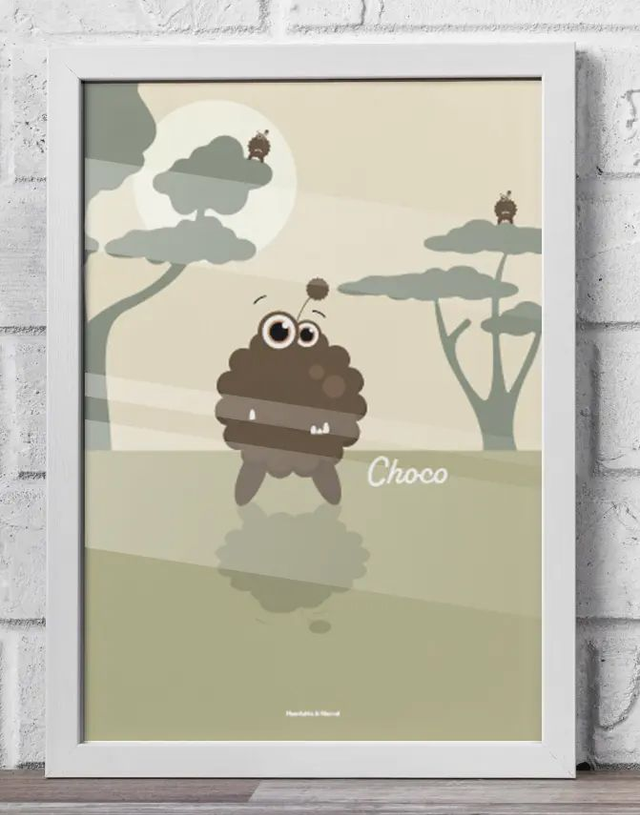 14 - Affiche enfant monstre