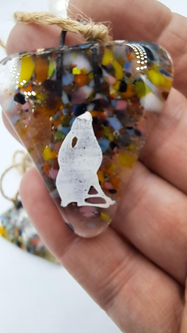 Hare gazing at the moon bunting 