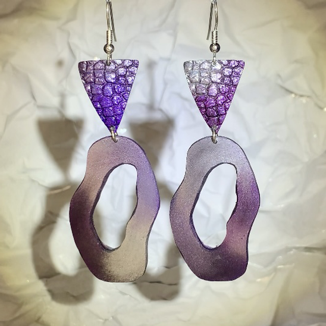 BO Croco violet métal 