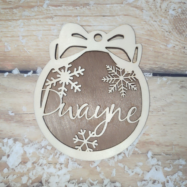 Décoration de sapin &quot;Flocon de Neige&quot;