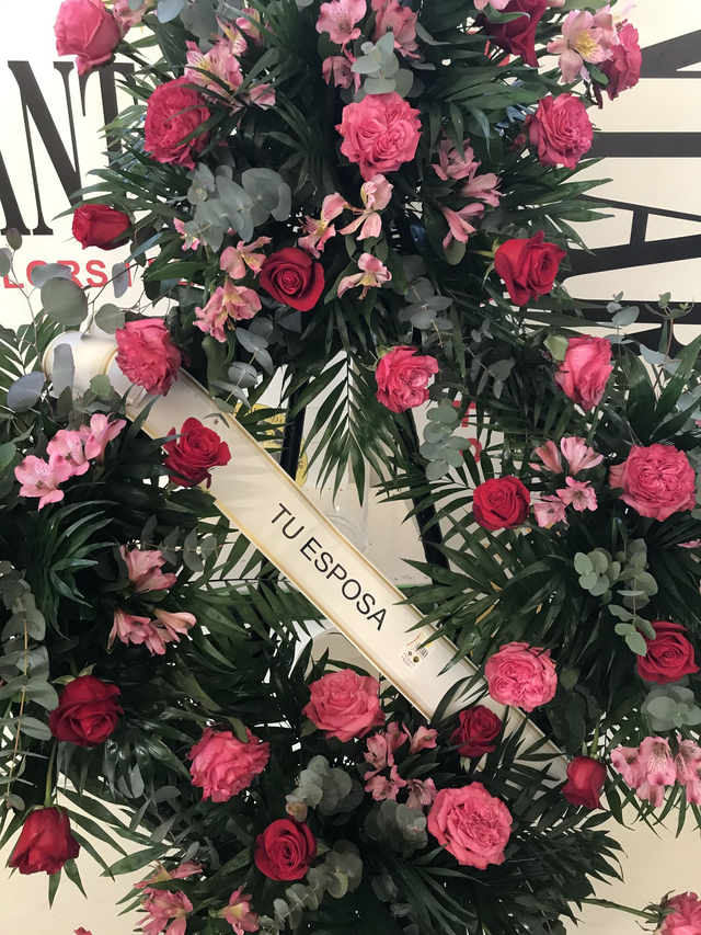 CORONA 90cm FUNERARI VARIAT