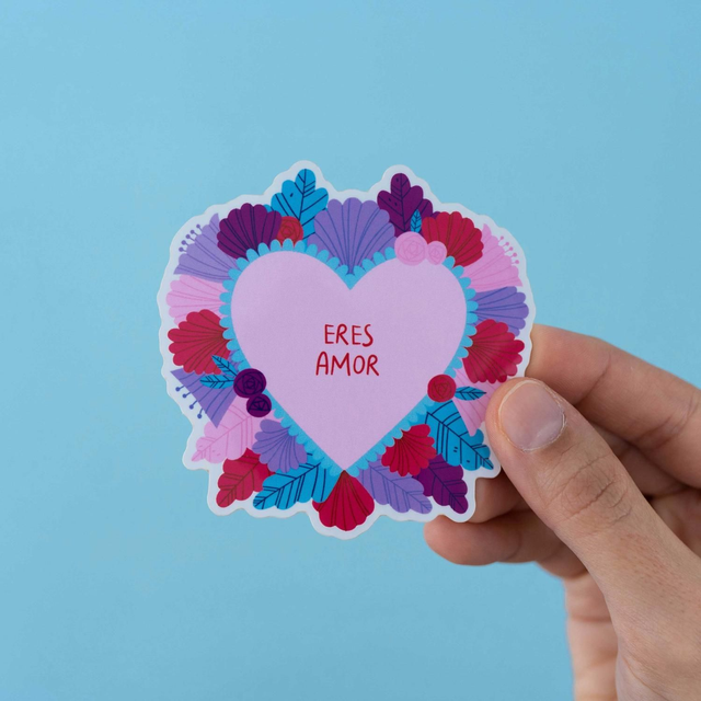 "Eres amor" | pegatina