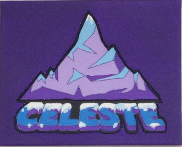 Toile brodée Celeste